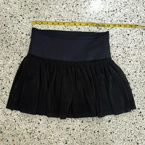 Athleta black A Game Mesh Skort 13.5 XS tennis golf pickleball skirt - Picture 5 of 7